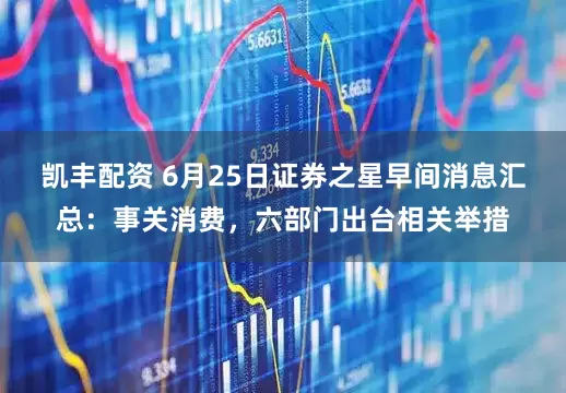 凯丰配资 6月25日证券之星早间消息汇总：事关消费，六部门出台相关举措