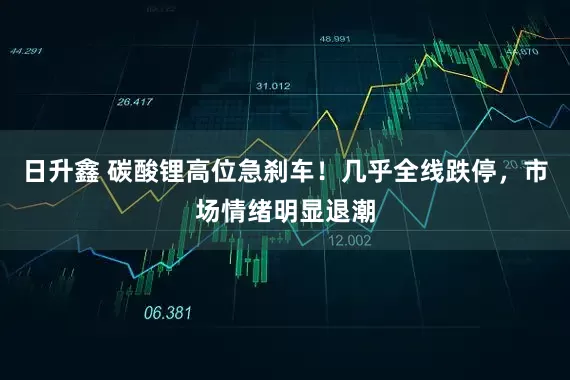 日升鑫 碳酸锂高位急刹车！几乎全线跌停，市场情绪明显退潮